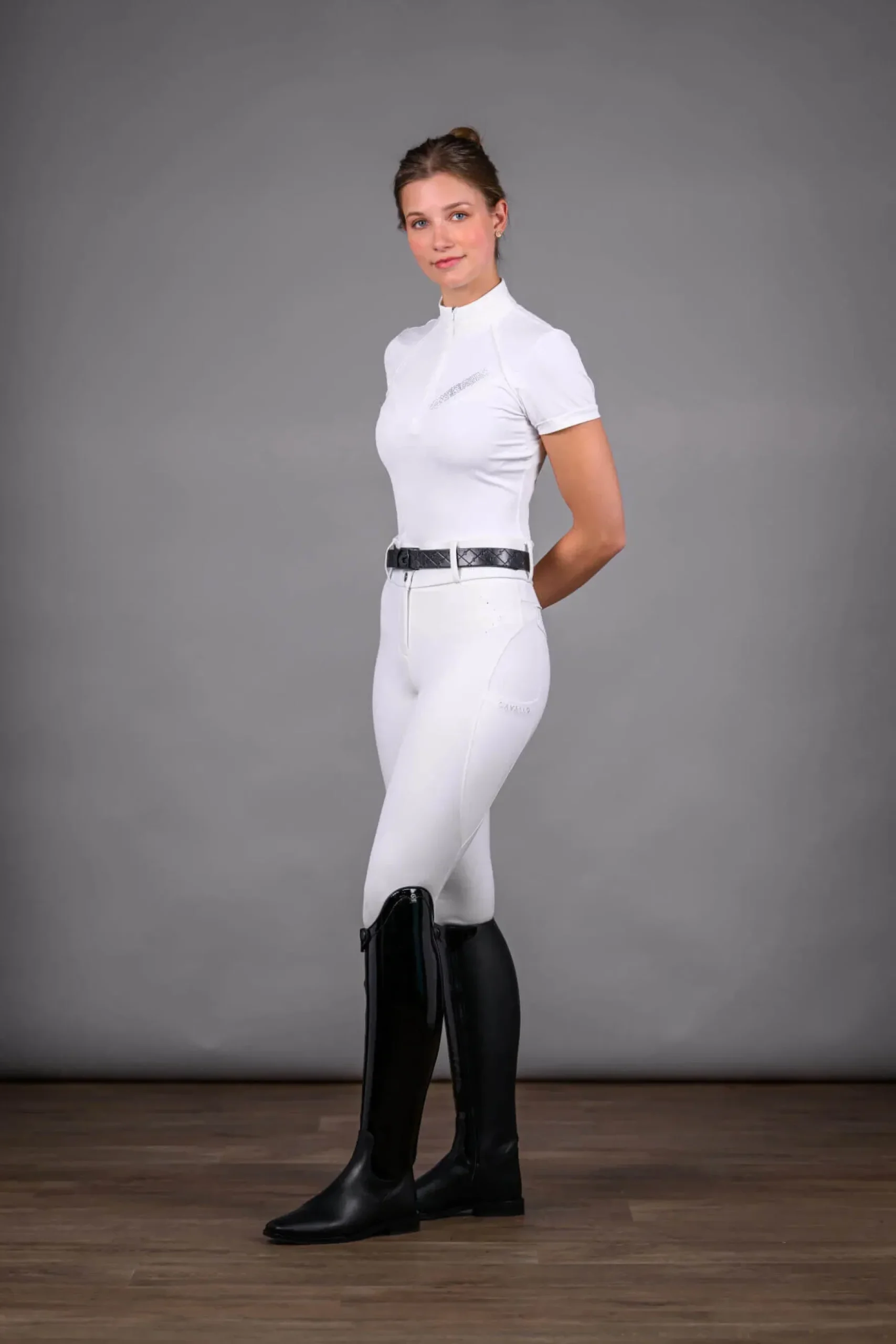 Turniershirt Damen CAVALNOELA FS25, kurzarm