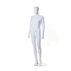 Turniershirt Damen Melody Star White, langarm