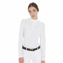 Turniershirt Damen, Mesh, langarm
