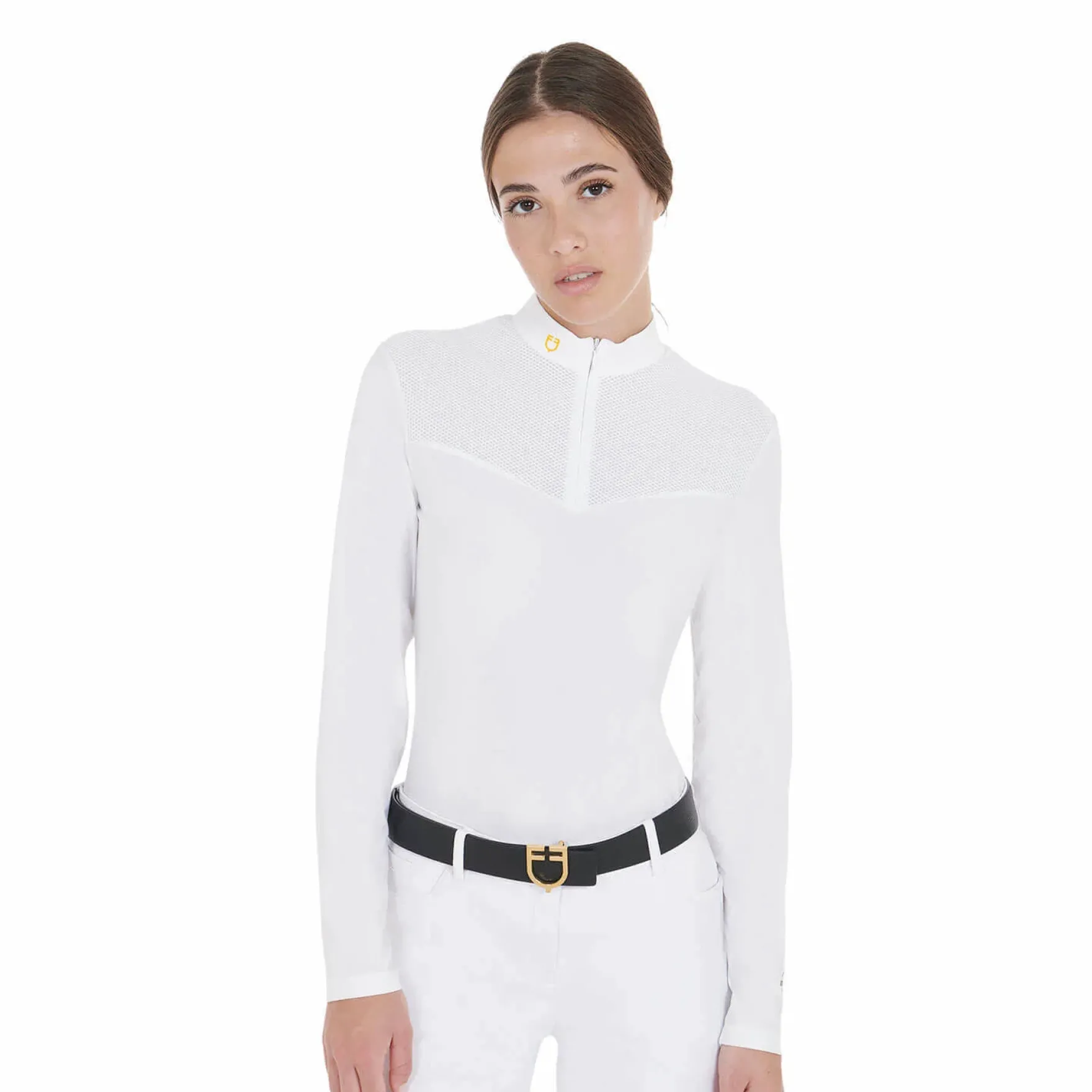 Turniershirt Damen, Mesh, langarm