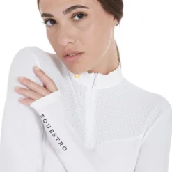Turniershirt Damen, Mesh, langarm
