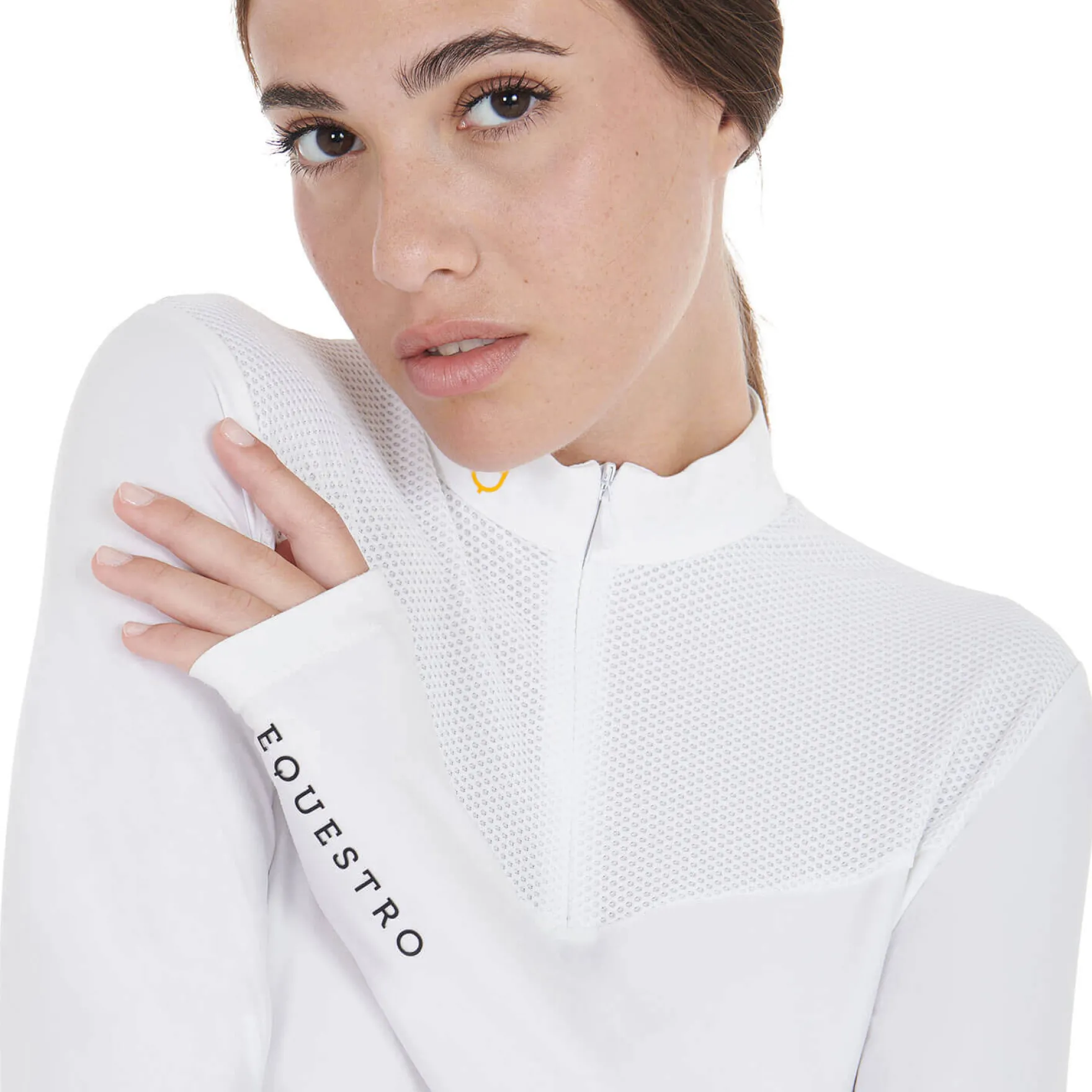 Turniershirt Damen, Mesh, langarm