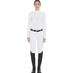 Turniershirt Damen, Mesh, langarm