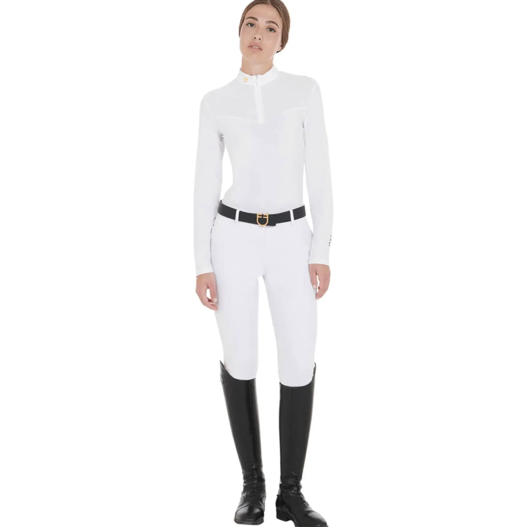 Turniershirt Damen, Mesh, langarm