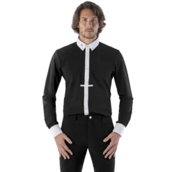 Turniershirt Herren Polo ML, Turnierhemd, langarm