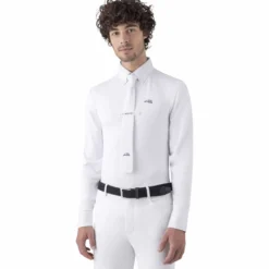 Turniershirt Herren Sebastian, Turnierpolo, langarm