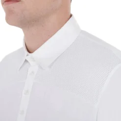 Turniershirt Herren, Turnierpolo, langarm