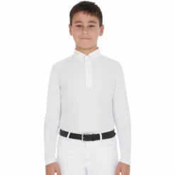 Turniershirt Jungen, langarm