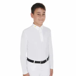 Turniershirt Jungen, langarm