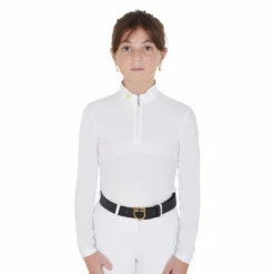 Turniershirt Mädchen, langarm