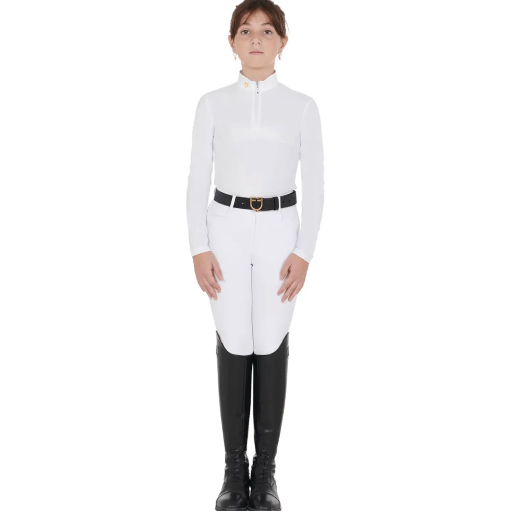 Turniershirt Mädchen, langarm