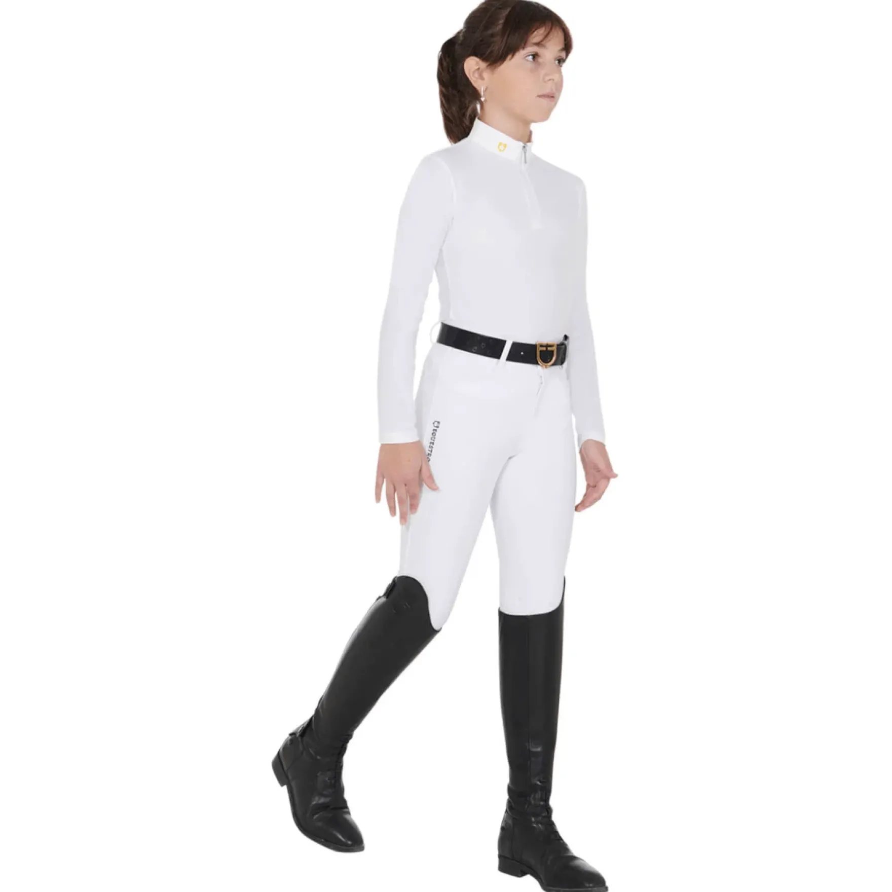 Turniershirt Mädchen, langarm