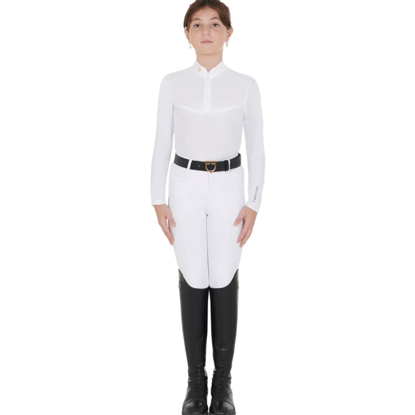 Turniershirt Mädchen, langarm
