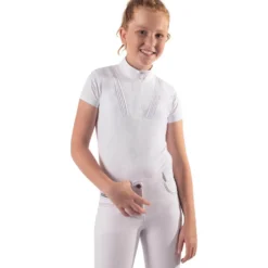 Turniershirt Mädchen Riva Junior, kurzarm