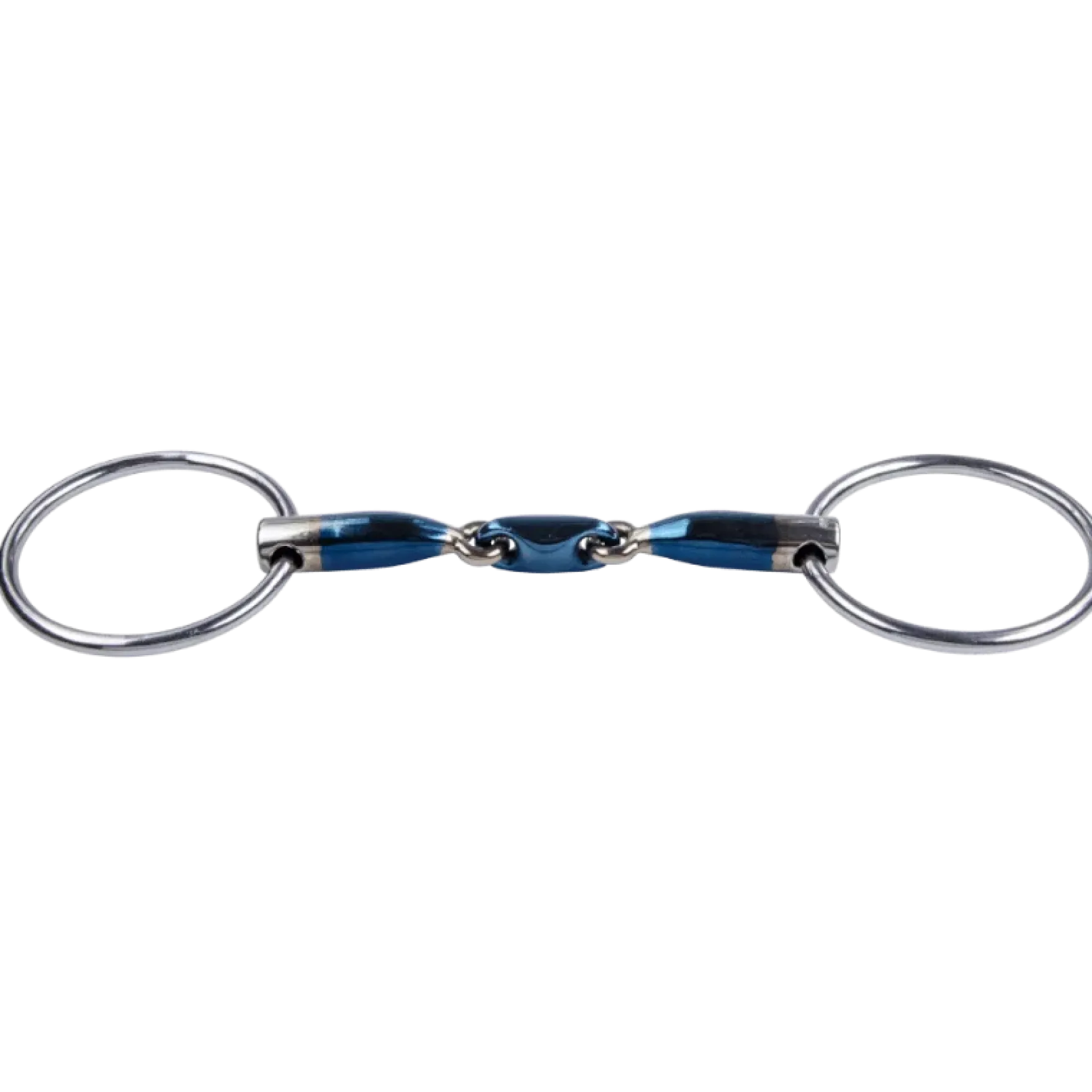 Wassertrense, doppelt gebrochen, Sweet Iron, 7,5 cm Ringdurchmesser, Gebiss