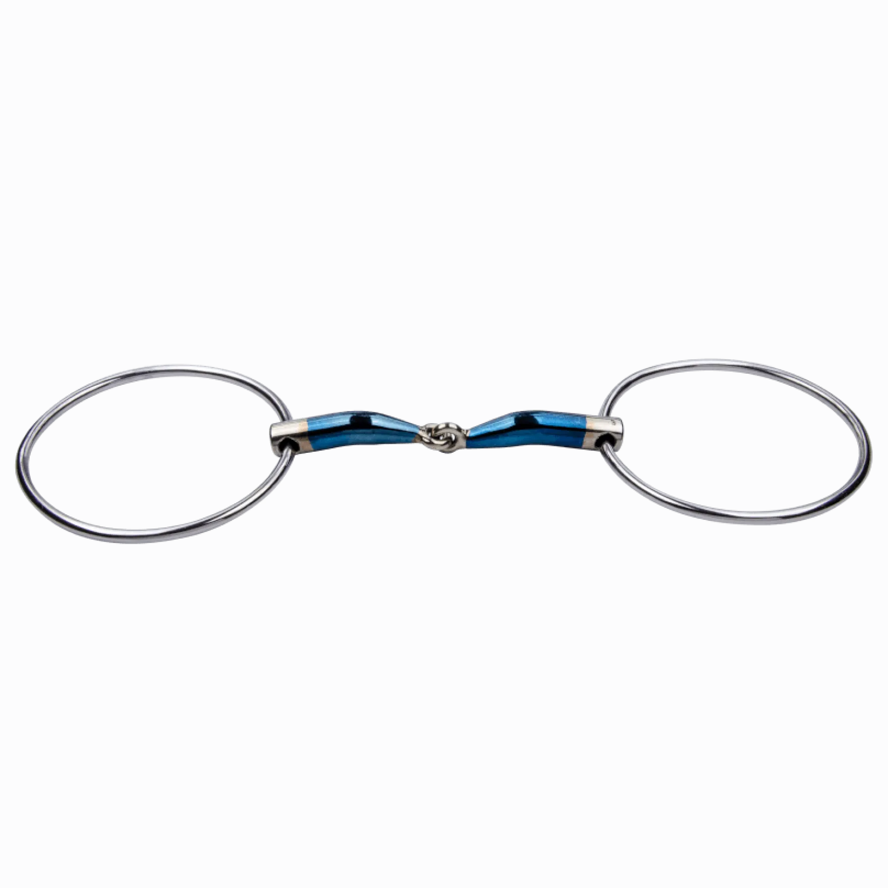 Wassertrense, einfach gebrochen, Sweet Iron, 12 cm Ringdurchmesser, Gebiss