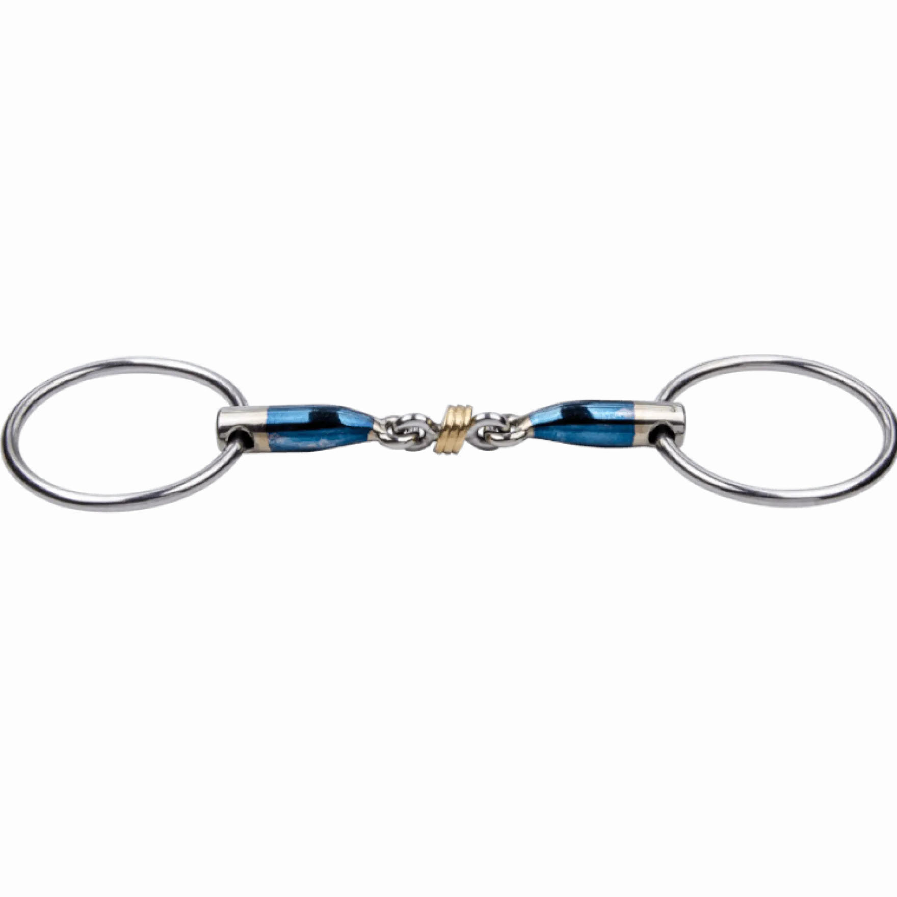 Wassertrense, mit Messingringen, Sweet Iron, 7,5 cm Ringdurchmesser, Gebiss