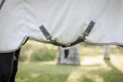 Weidedecke Amigo Summer Sheet Plus, mit abnehmbarem Halsteil, Disk-Verschluss, UV-Schutz