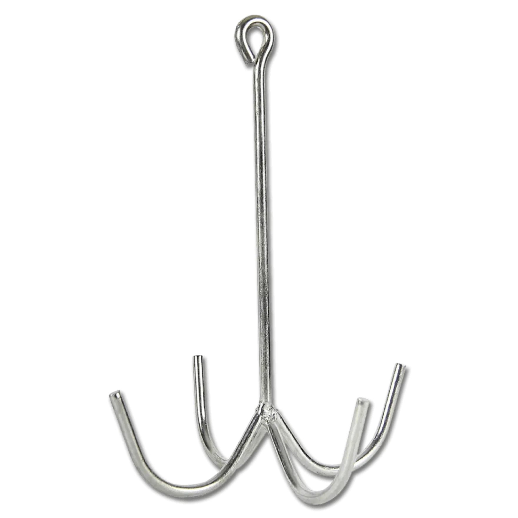 Zaumzeughaken, 4-armig, Metall